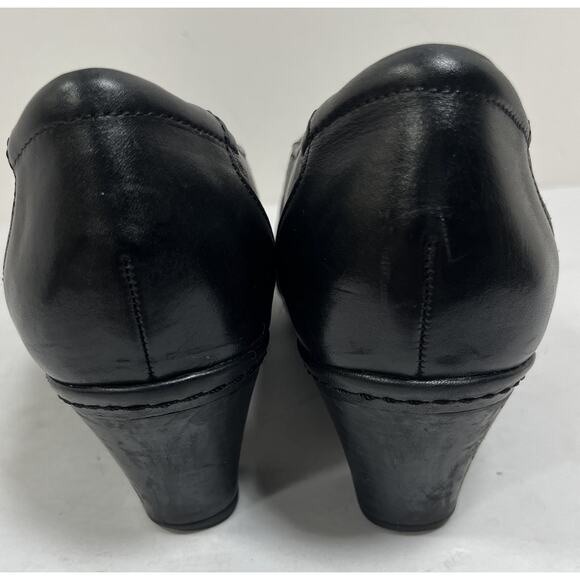 COBB HILL BY NEW BALANCE WOMEN'S COMFORT Black LEATHER SHOES SIZE US‎ 7M - Picture 4 of 9